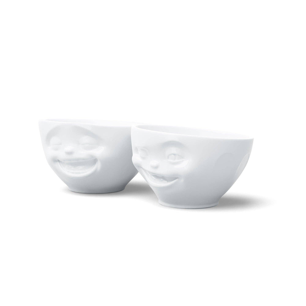 Medium Bowl Set No. 4, Laughing & Winking Face