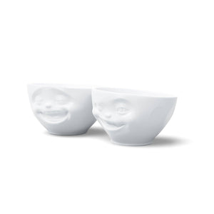 Medium Bowl Set No. 4, Laughing & Winking Face