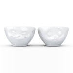 Small Bowl Set No. 1, Grinning & Kissing Face