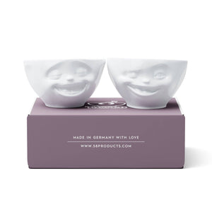 Medium Bowl Set No. 4, Laughing & Winking Face