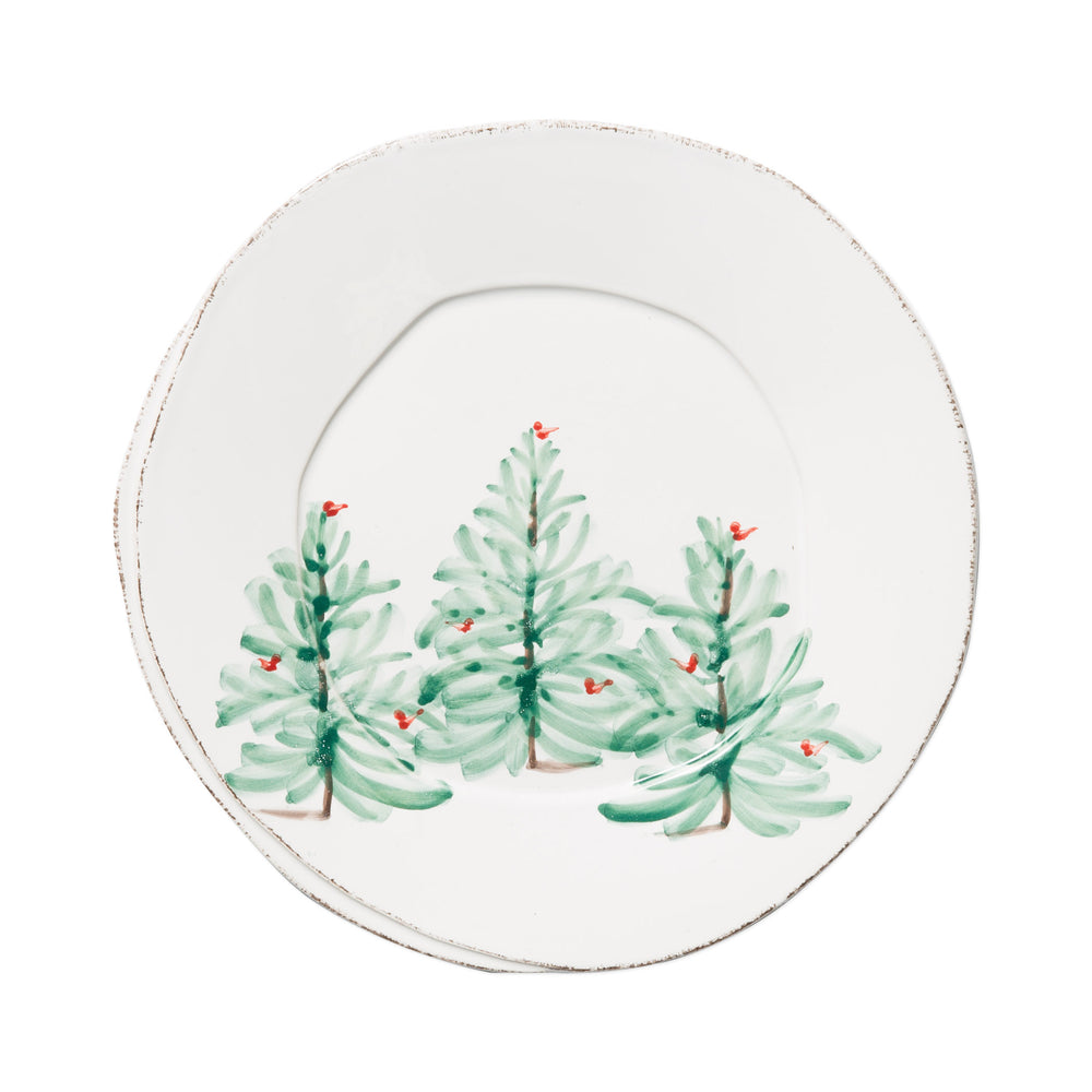 Melamine Lastra Holiday Dinner Plate
