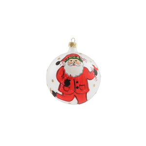 Old St. Nick Ice Skating Ornament
