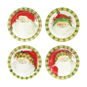 
            
                Load image into Gallery viewer, Old St. Nick Assorted Round Salad Plates - Set of 4
            
        