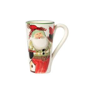 Old St. Nick Latte Mug w/ Birds