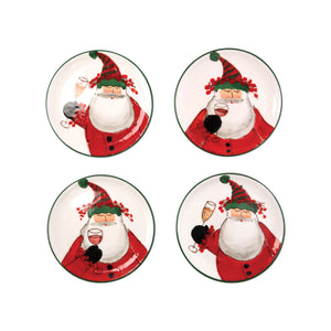
            
                Load image into Gallery viewer, Old St. Nick Cocktail Plates - Set of 4
            
        