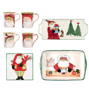 Old St. Nick 4-Piece Hostess Set