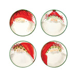 Old St. Nick Assorted Canape Plates - Set of 4