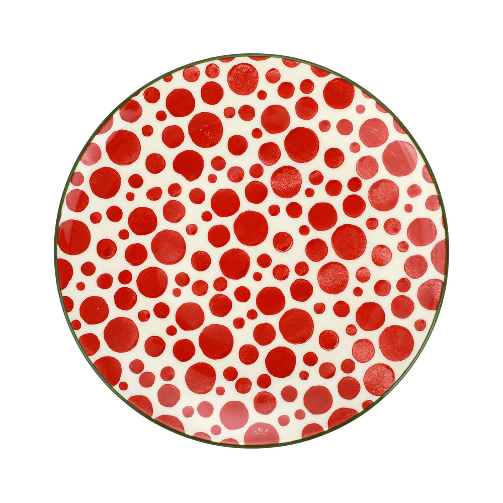 Mistletoe Bubble Dinner Plate