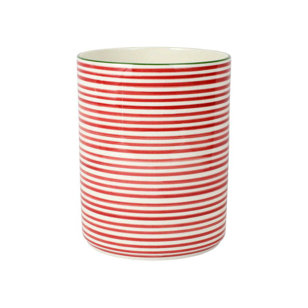 
            
                Load image into Gallery viewer, Mistletoe Stripe Waste Basket
            
        