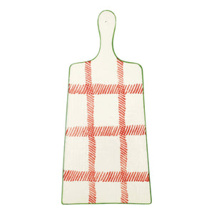 Mistletoe Plaid Cheese Board